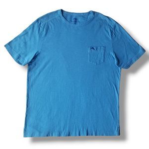 Tommy Bahama Lounge T-shirt Men's Large Logo Basic Plain Casual Pocket